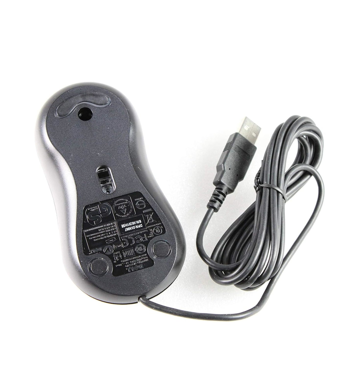 3-Button USB Wired Optical Mouse with Scroll Wheel – 1000 DPI Precision, Ergonomic Design for Laptop & Desktop (Black)