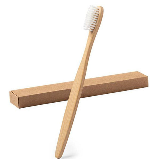 Bamboo Toothbrushes Organic BPA Free Soft Bristles Biodegradable  Eco-Friendly Natural Wooden