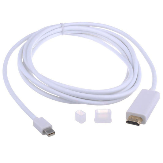 FSU Mini DisplayPort DP to HDMI HD Adapter Cable - White (1.8m)