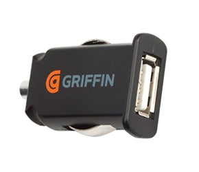 Griffin GC23095 PowerJolt Micro – Durable Smart World Mine Car Charger  For Car, Truck, Jeep | iPad, iPhone & iPod | Universal USB | Black