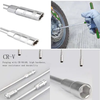 12mm T-Wrench Spanner Socket Handle | Anti-Slip T-Handle Wrench Tool | Heavy Duty, High Quality, Branded Hand Tool