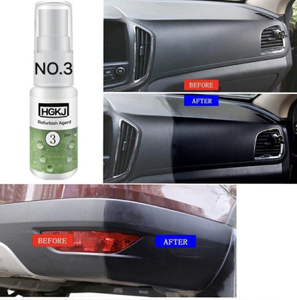 HGKJ-3 Car Interior Leather &amp; Plastic Refurbish Cleaner 20ML | Seat Care Polish | Dashboard Restorer Pakistan
