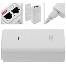 GP-V480-032G 48V 0.32A PoE Injector Power Supply, Gigabit Switching Power Over Ethernet, IEEE 802.3af Compatible Ubiquiti 802.3af PoE Injector