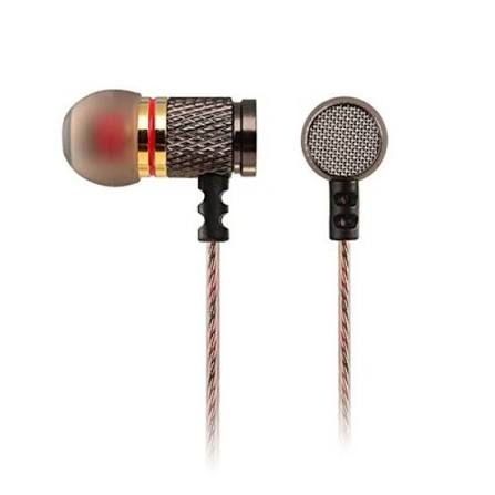 KZ EDR1 Wired Earphones | Metal IEM 3.5mm HiFi Bass (No Mike) - Pakistan