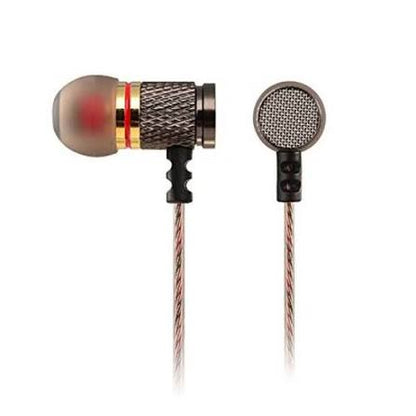 KZ EDR1 Wired Earphones | Metal IEM 3.5mm HiFi Bass (No Mike) - Pakistan