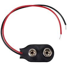 9V Battery Clip Connector Holder with Wire – Snap Button Battery Terminal Connector 1 Pc High Quality A One Product