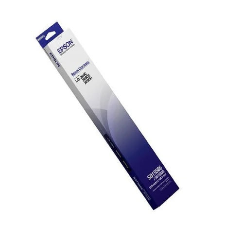 Epson LQ-2090 2090C 2090H 32 Meters / 104.9 Feet Original Black Fabric Ribbon Cartridge S015586/S015336