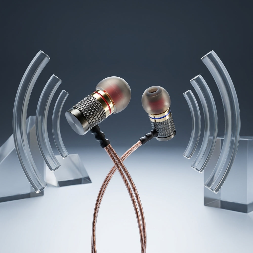 KZ EDR1 Wired Earphones | Metal IEM 3.5mm HiFi Bass (No Mike) - Pakistan