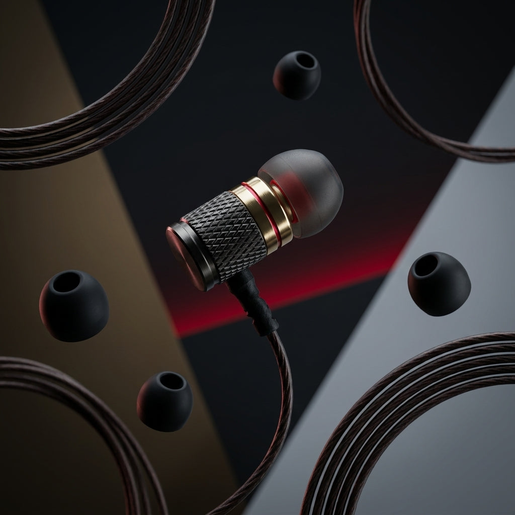 KZ EDR1 Wired Earphones | Metal IEM 3.5mm HiFi Bass (No Mike) - Pakistan