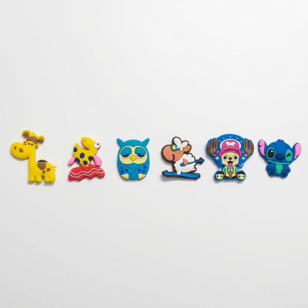 3D sliicone rubber fridge magnet for metal