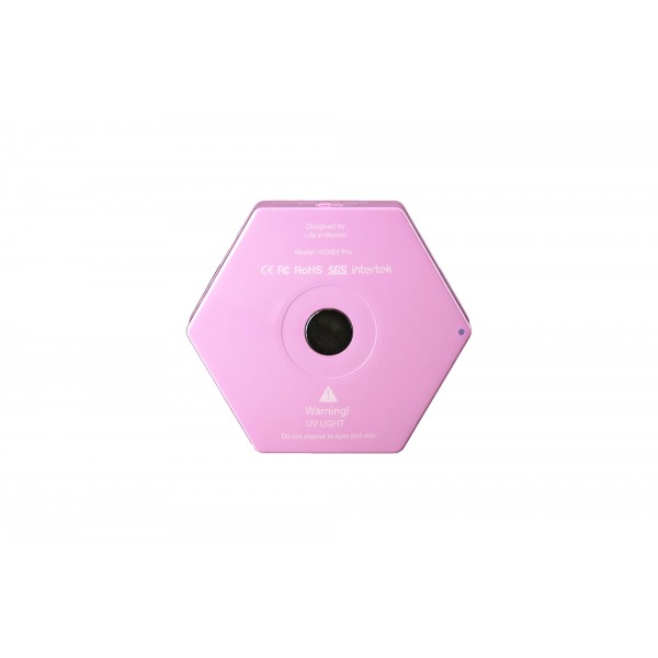 Honey Pro Handheld UV-C LED Sanitizer with Smart LED Lighting – 99.9% Germ-Kill, Portable & Safe