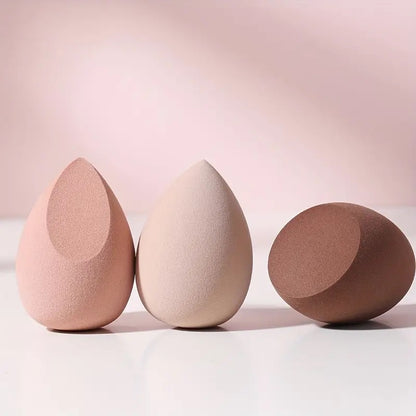3 Pcs Makeup Beauty Blender Sponge Set – Soft Latex-Free Makeup Sponges for Liquid & Cream Foundation, Reusable & Washable, Suitable for All Skin Types | Pack of 3 | A One Quality