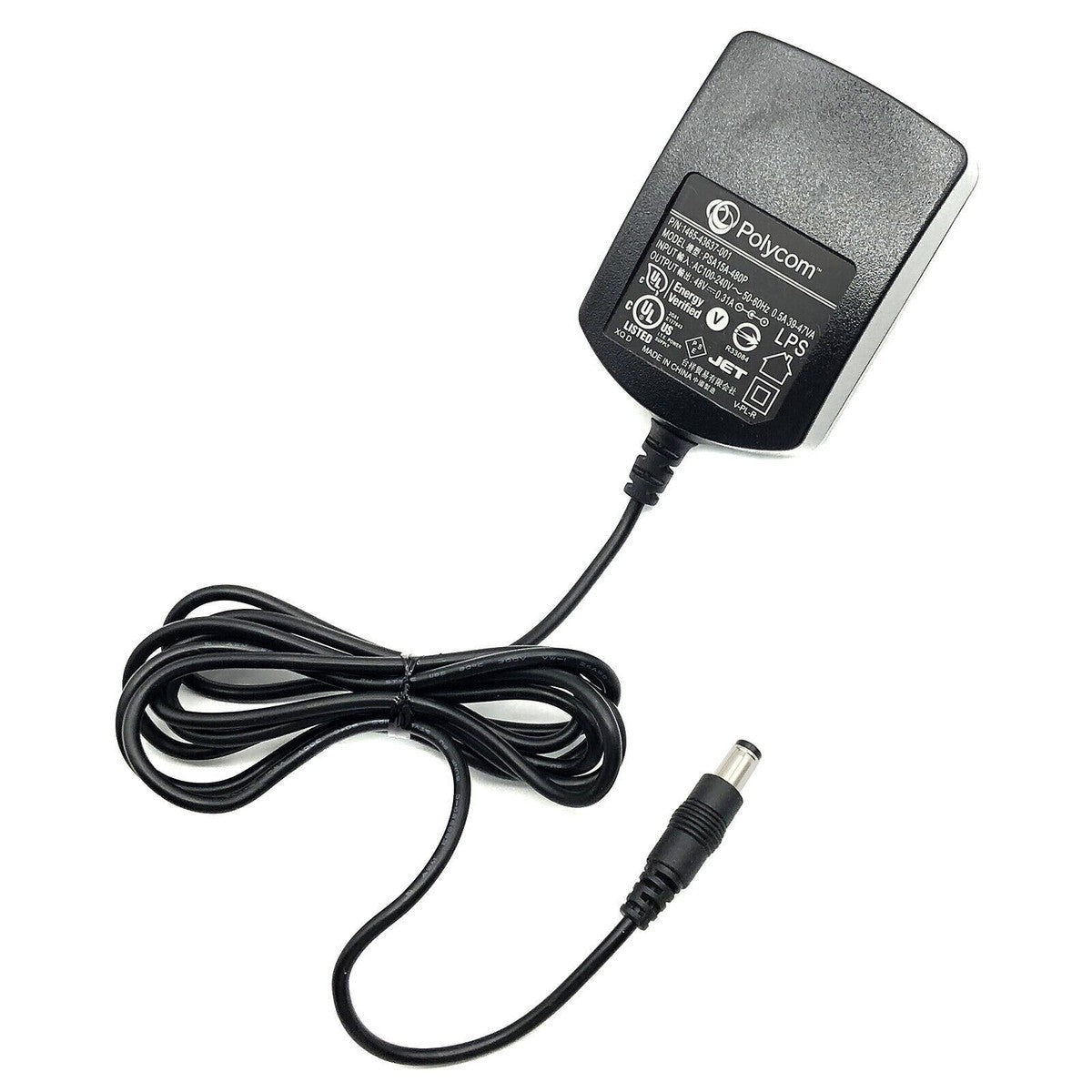 **⚡ Genuine Polycom 48V 0.31A AC Adapter  5.5mm DC Plug • Original Power Supply for Polycom IP Phones**
