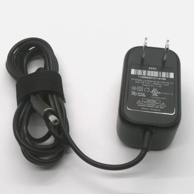 5V 1.5A Power Supply Adapter for Xumo XiOne-SC EPS1 – 100-120V AC Input, Yellow Barrel Plug Charger for Streaming Device, TV Box, Router, LED & Electronics