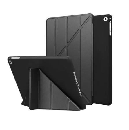 I pad 6th Generation 9.7 Inch Protective Smart Cover Case – Shockproof Foldable Stand Case with Auto Sleep/Wake, Soft TPU Back & Full Body Protection