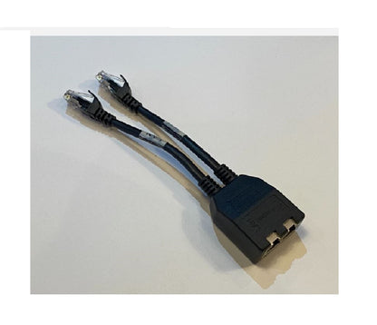 Riverbed SteelHead POE Cable 620-00031-01 LAN WAN Adapter 2x RJ-45 Male to 2x RJ-45 Female Black
