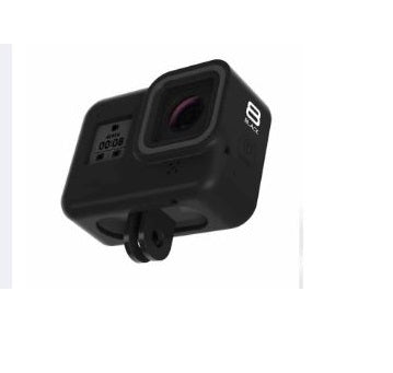 Full Body Soft Silicone Case for GoPro Hero 8 Black with Wrist Strap – Shockproof Protective Cover (Black)