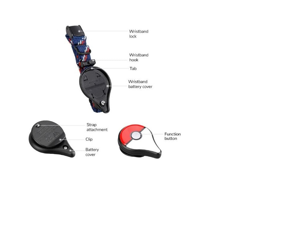 Pokémon GO Plus Game Bluetooth Device for Pokémon GO (No Bracelet Included)