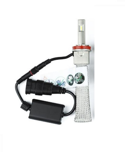1PCS Car LED Headlight CANbus Decoder Adapter | Error Free Anti-Flicker Canceller | Plug & Play LED Load Resistor for H11/H4/H7 Bulbs