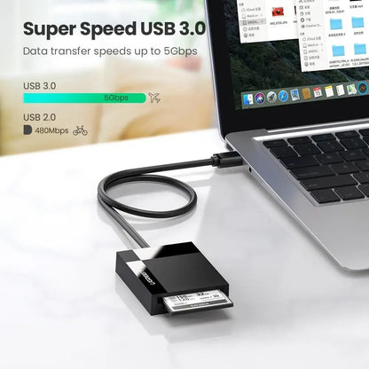 UGREEN 30333 4-in-1 USB 3.0 Card Reader | SD TF CF MS | CR125