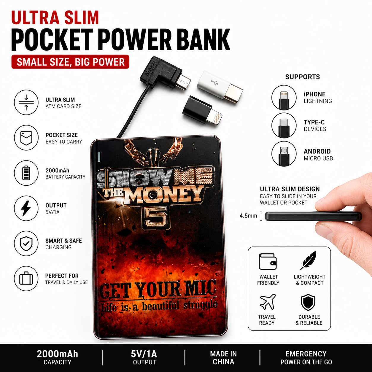 Ultra Slim Power Bank
