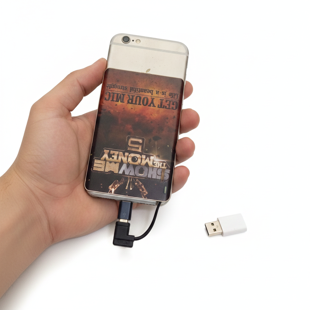Ultra Slim Power Bank 2450mAh - Card Size Portable Charger Pakistan