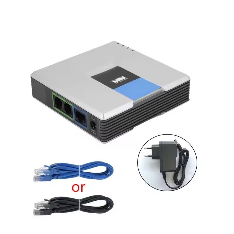 PAP2T Main Machine VOIP for Gateway 2 Ports SIP V2 for Linksys PAP2T-NA Internet Phone Adapter